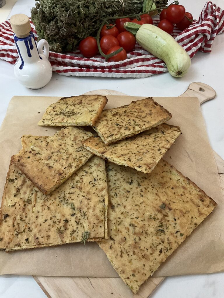 Schiacciata toscana con zucchine