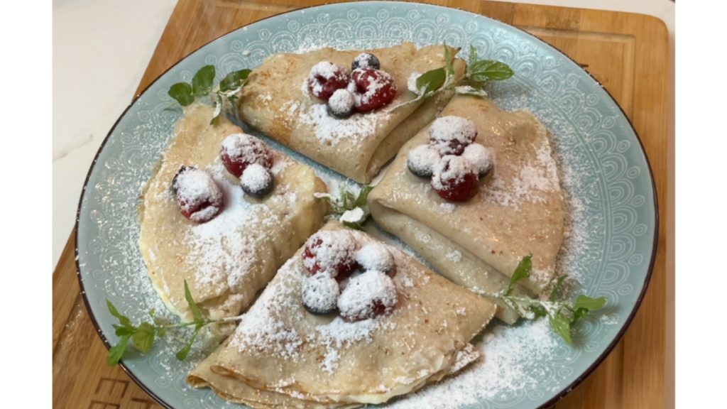 Crêpes dolci di avena